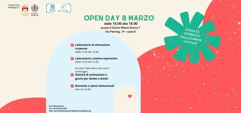 Open Day al Centro Milano Donna 7
