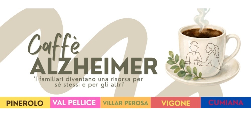 Rete Caffè Alzheimer del pinerolese: 5 i centri sul territorio