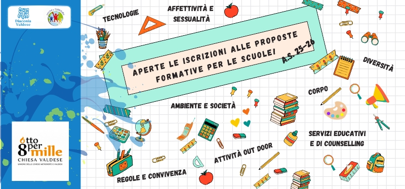 La Diaconia Valdese e l’impegno educativo sul territorio