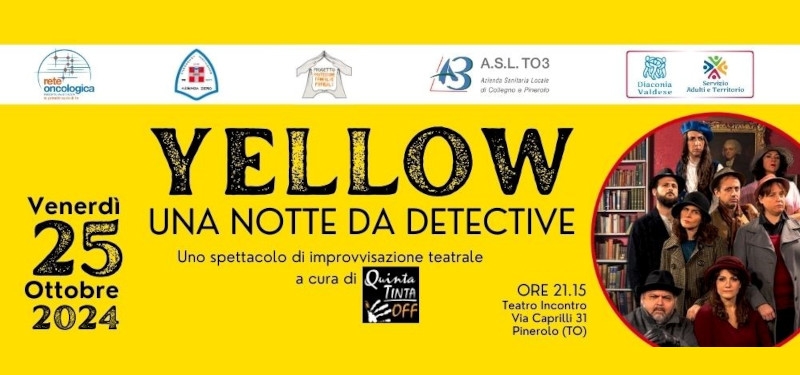 Yellow: uno spettacolo a sostegno del Progetto Protezione Famiglie Fragili