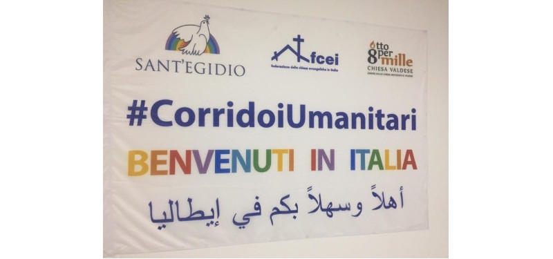 Corridoi Umanitari: nuovi arrivi in Italia