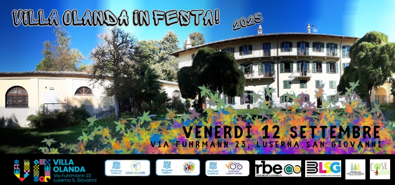 Villa Olanda in festa: l'appuntamento di fine estate con la comunità