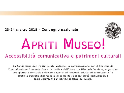 Apriti Museo! Accessibilità comunicativa e patrimoni culturali