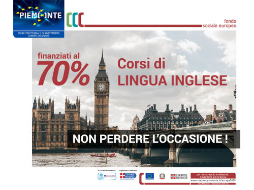 Partono i corsi di inglese finanziati dalla Città metropolitana di Torino